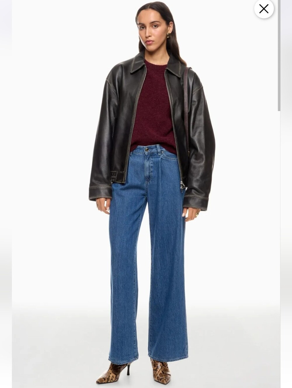 DL1961 ISABEL WIDE LEG JEANS SIZE 14 MSRP $239